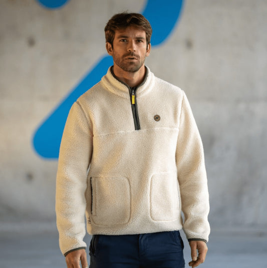 Pull sherpa Ivoire - Taille L — Billybelt , Lyon