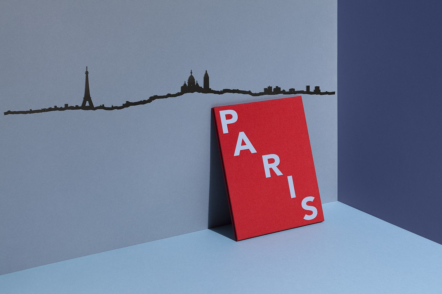 Silhouette de Paris noir - Grand format — The Line , Lyon