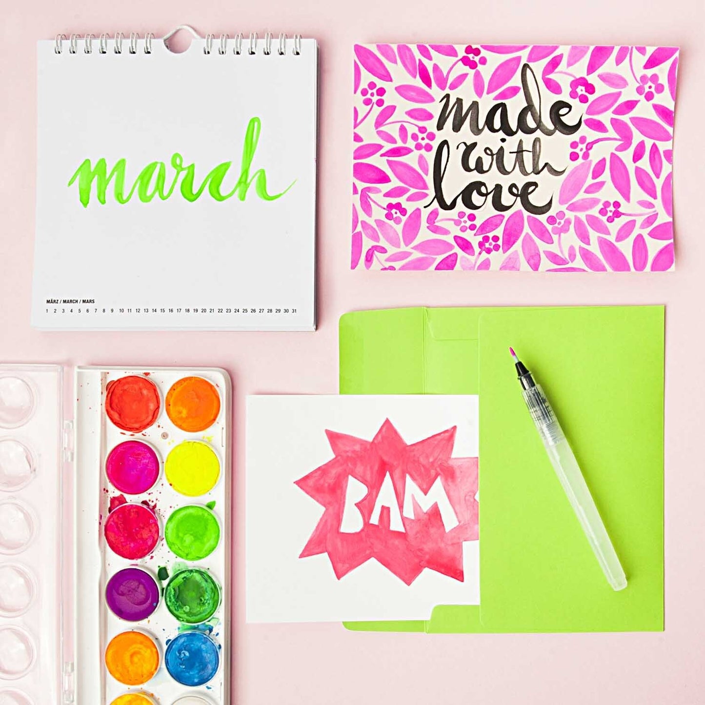 Set de 3 pinceaux à réservoir d'eau — Rico design , Lyon