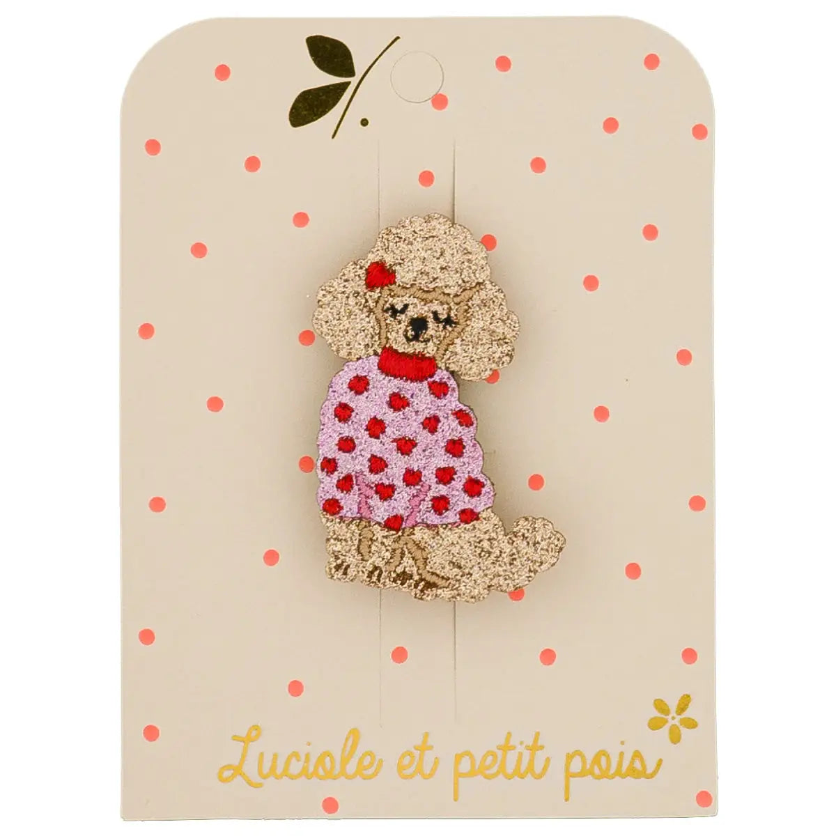Broche Caniche — Luciole et petit pois , Lyon