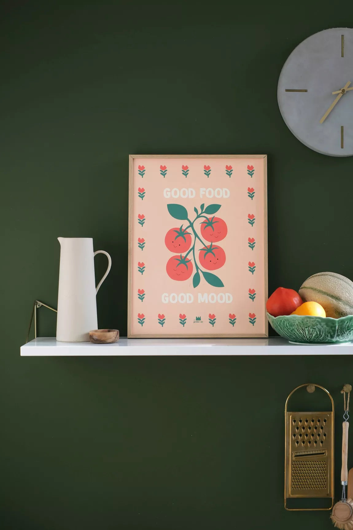 Affiche A3 - Good food good mood