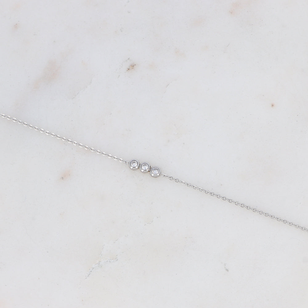 Bracelet Mizano - Argent/blanc