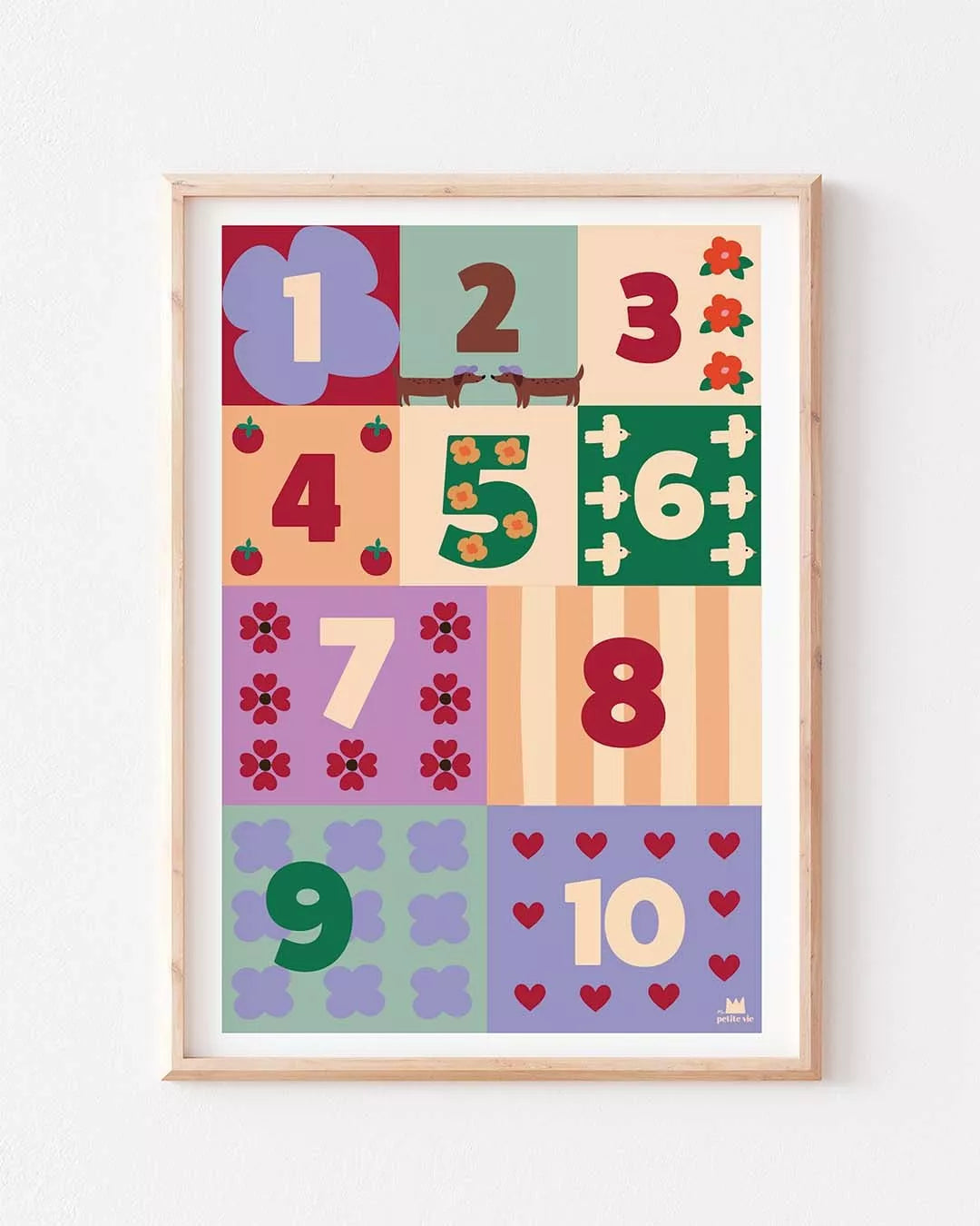 Affiche B2 - Les chiffres — Ma petite vie , Lyon