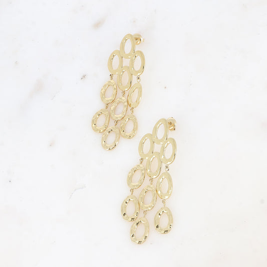 Boucles pendantes Sory - Doré