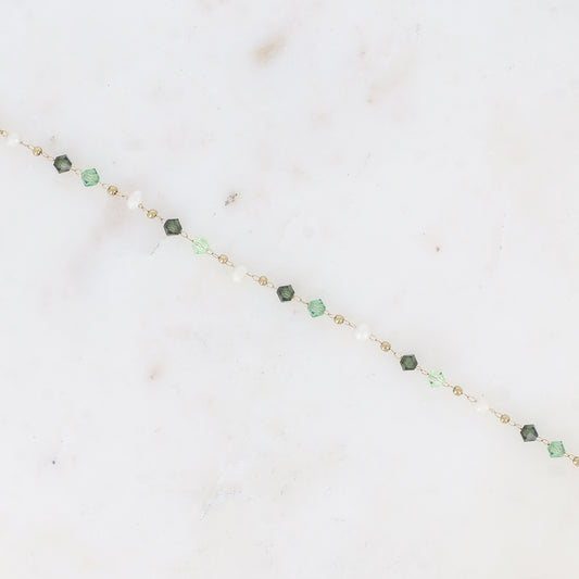 Bracelet Mora - Doré/vert