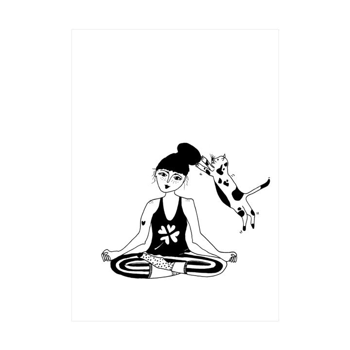 Carte Fille zen — Helen b , Lyon