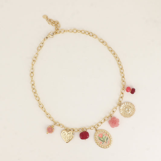 Collier Flora - Doré