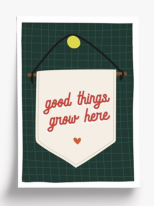 Affiche A4 Good things — Taxi Brousse , Lyon