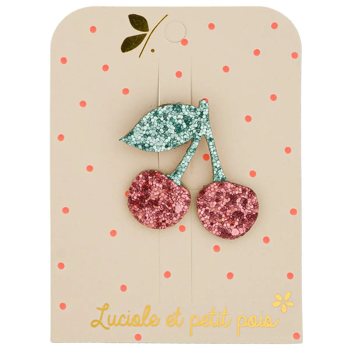 Broche Cerise — Luciole et petit pois , Lyon