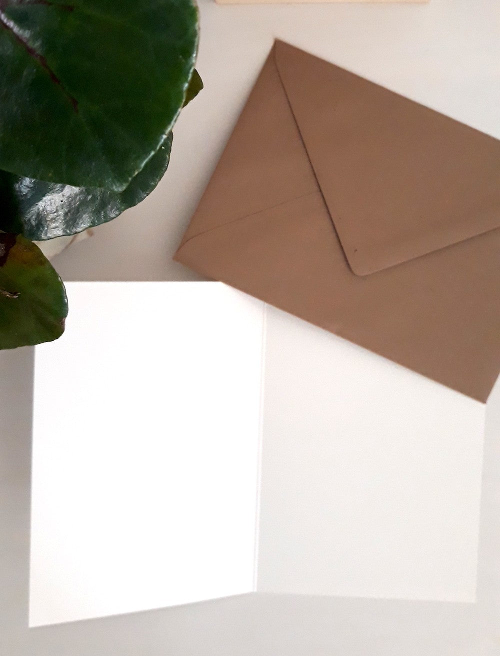 Carte et enveloppe Gateau au chocolat — Papillonnage , Lyon