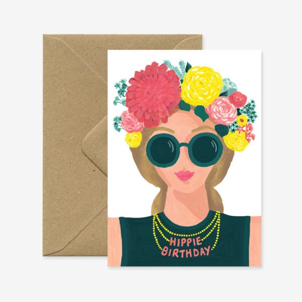 Carte hippie birthday — All the ways to say , Lyon