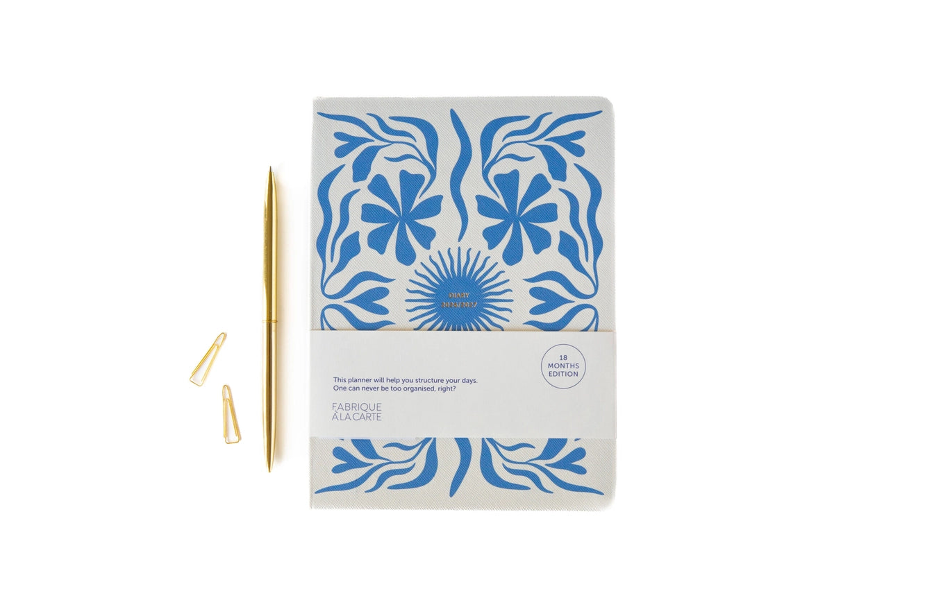Agenda scolaire 18 mois 2026/2027 - Sun flow lavender