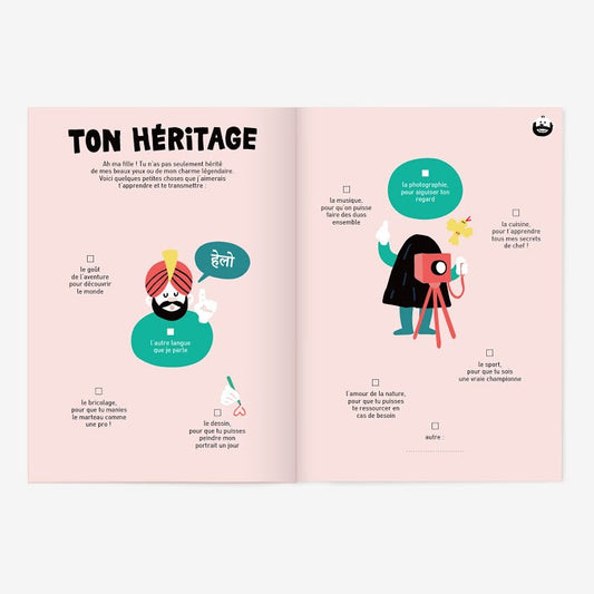 Cahier tel père, telle fille — Minus , Lyon