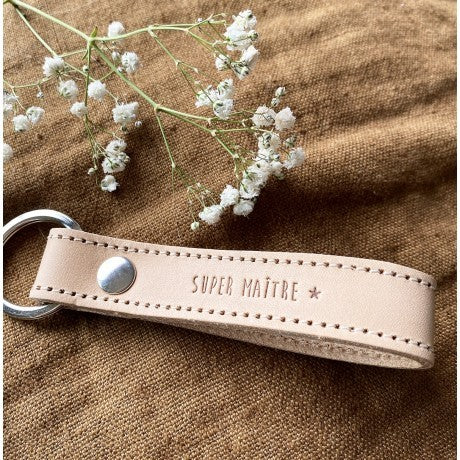 Porte-clés naturel Super maître — Marcel & Lily , Lyon