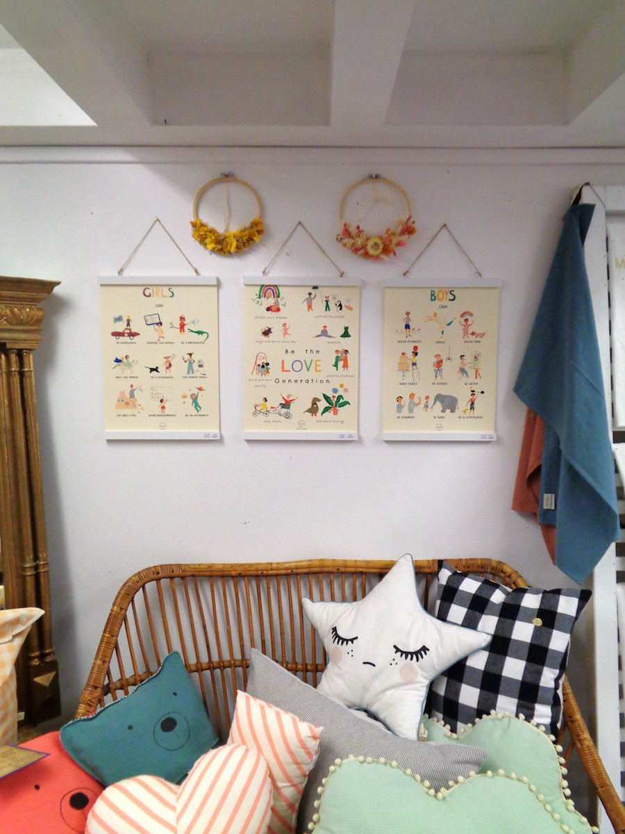 Affiche A3 Boys can — Garcon Milano , Lyon