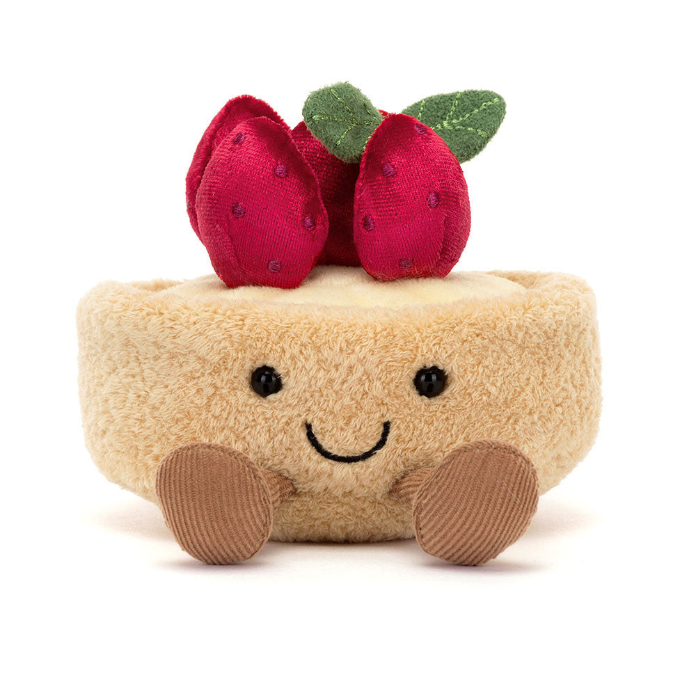 Peluche amuseables Fleurette Tarte aux fraises