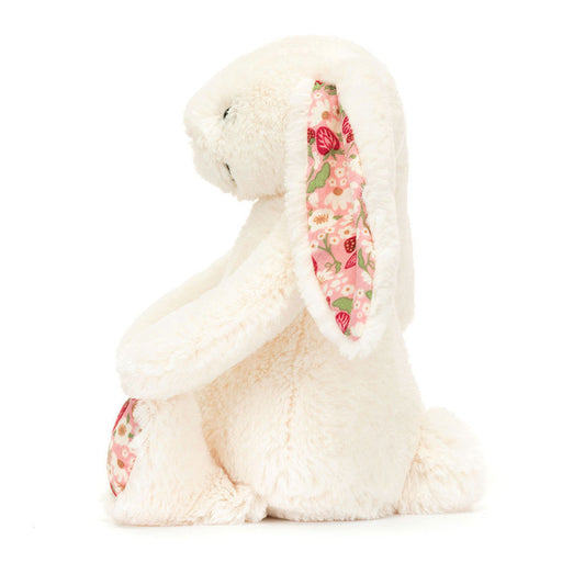 Peluche blossom Cream Bunny 'Berry' Little