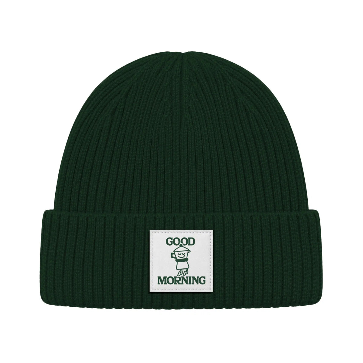 Bonnet vert Good morning