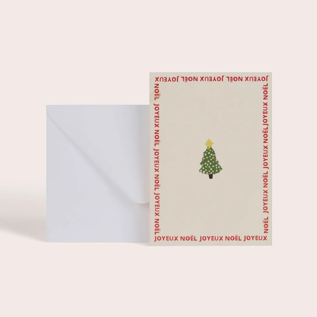 Carte Petit sapin "Joyeux Noël"
