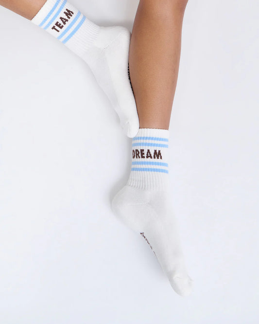 Chaussettes Dream team - Bleu ciel - Taille 42/46