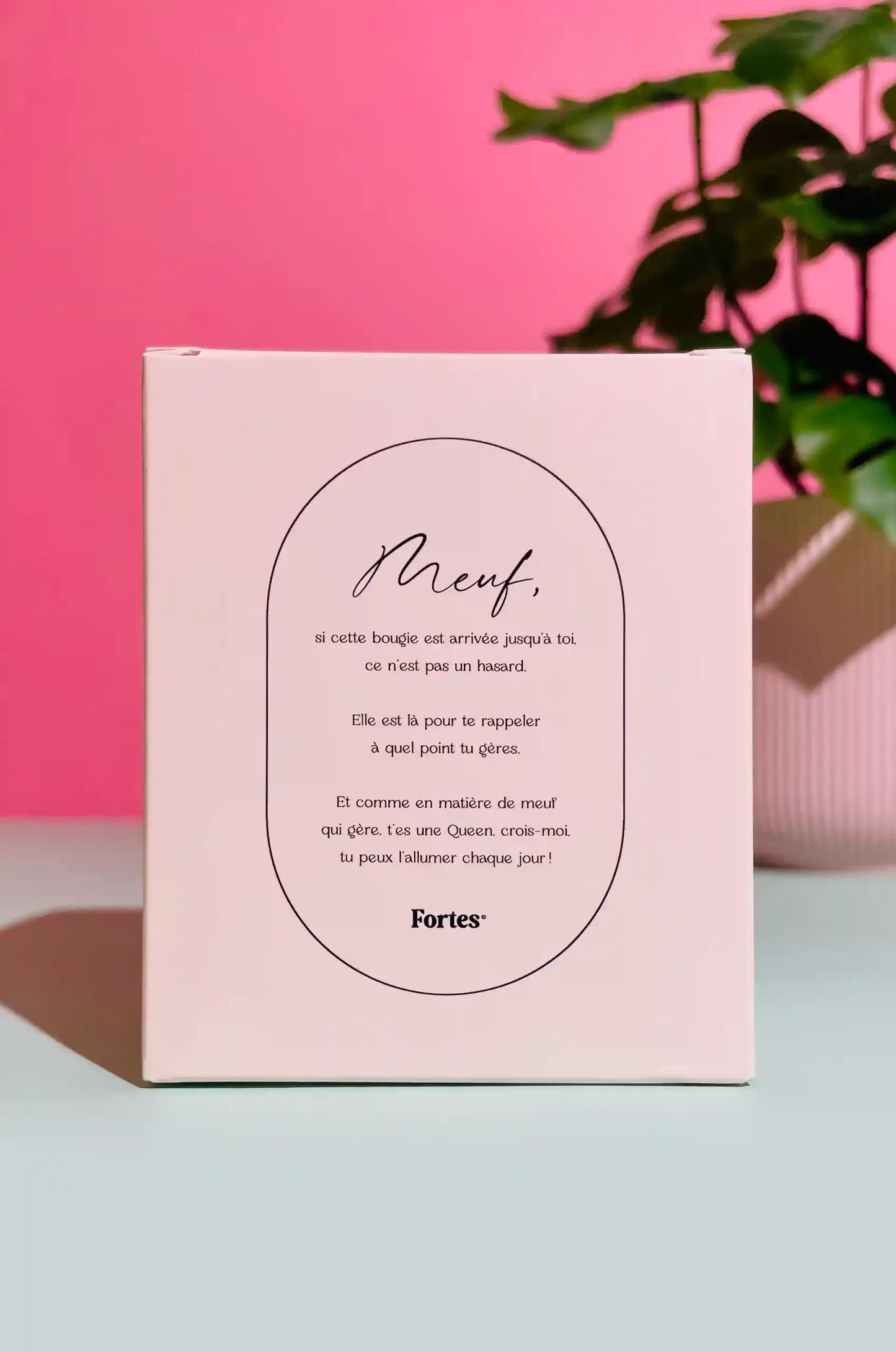 Bougie à la lavande - Tu gères meuf