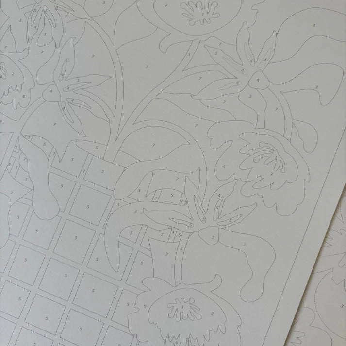 Kit de 2 peintures au numéro 24x30 - Bouquets d'été