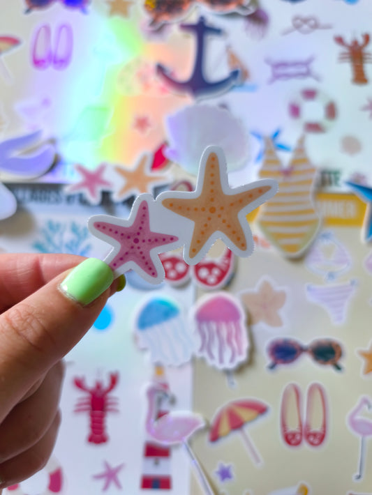 Sticker Etoiles de mer
