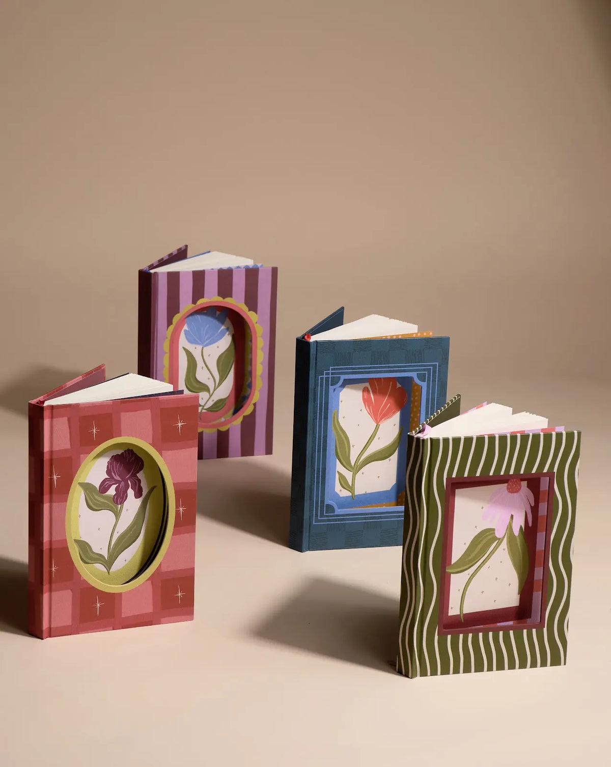 Journal Framed floral - Iris