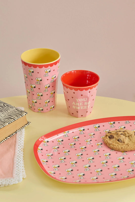 Assiette Snoopy rose - You are so sweet
