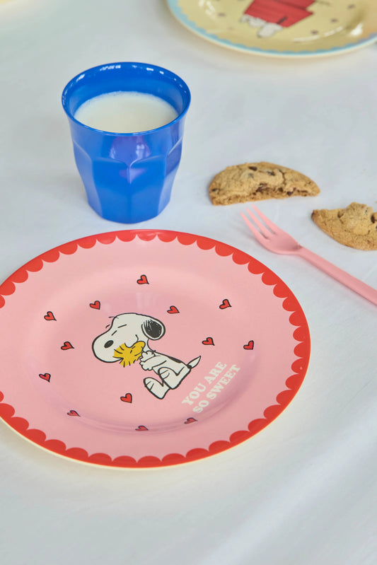 Plateau Snoopy - Rose