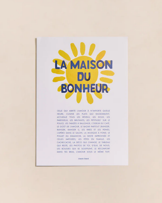Affiche La maison du bonheur — Émoi émoi , Lyon