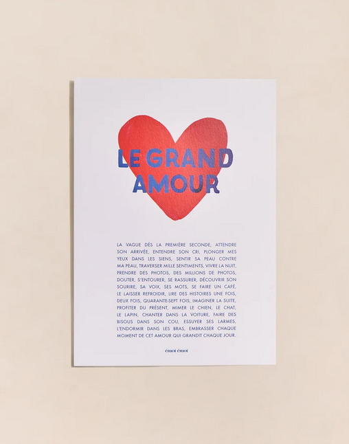 Affiche Le grand amour — Émoi émoi , Lyon