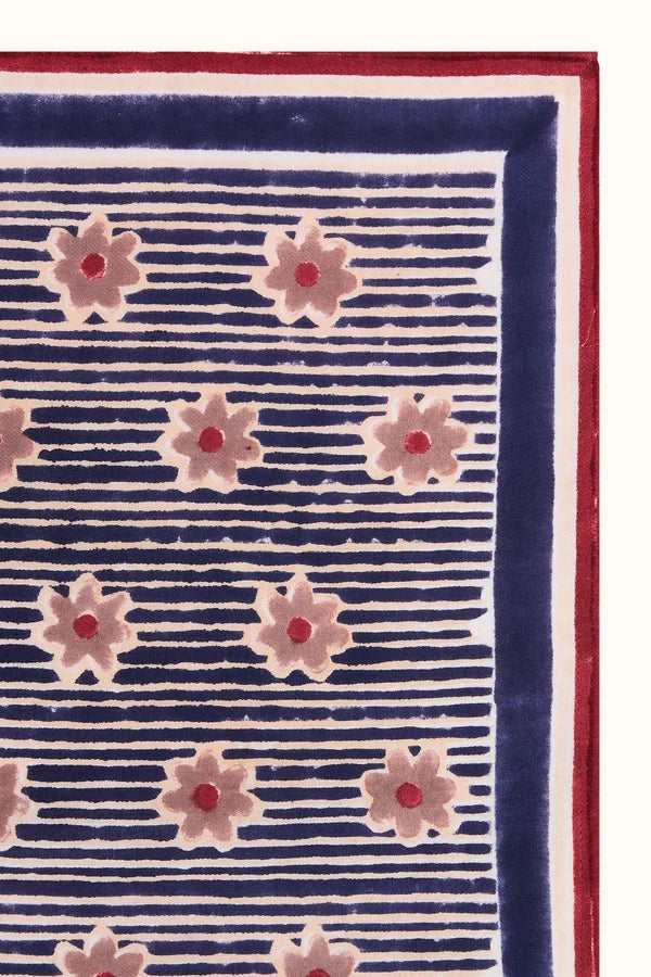 Small foulard Manika - Anna indigo