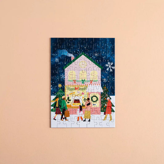 Mini puzzle Christmas shopping