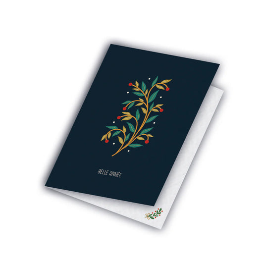 Carte de voeux - Gui