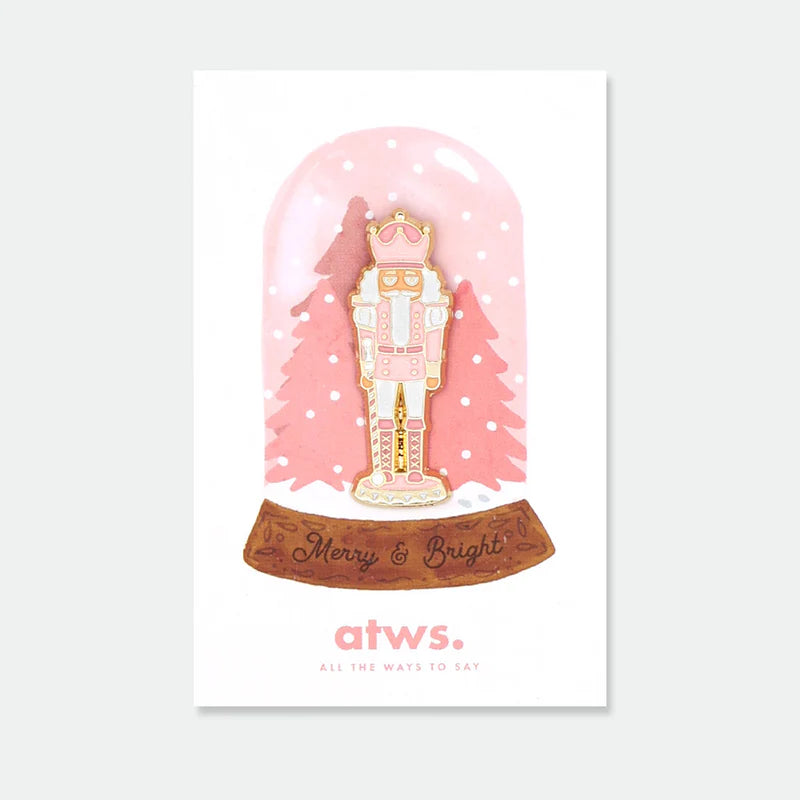 Pins Pink nutcracker