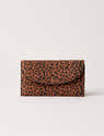 Portefeuille Léopard Femme - Petit Porte-cartes En PU, Fermeture Bouton-pression - Minimaliste, Pour Voyage - 8