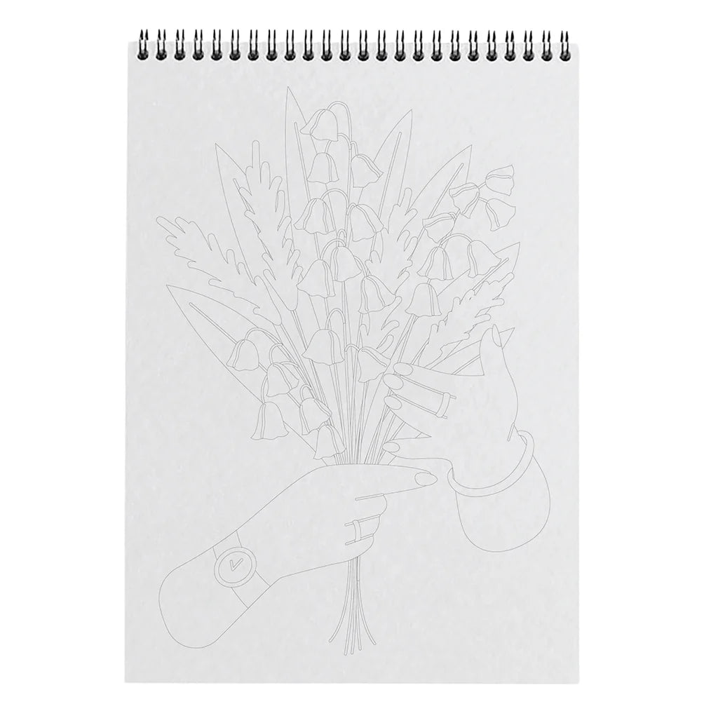 Carnet de coloriage A4 - Entre tes mains