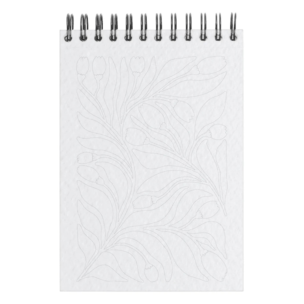 Carnet de coloriage A6 - Floral #1