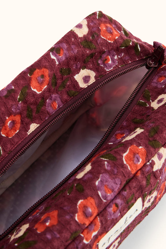 Trousse de toilette Parijat - Lison Cabernet