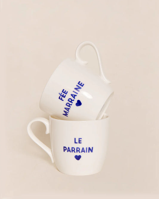 Mug Le parrain - Bleu — Émoi émoi , Lyon