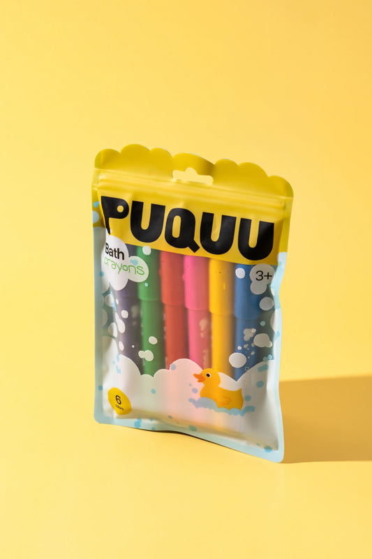 Crayons de bain lavables - 6 couleurs