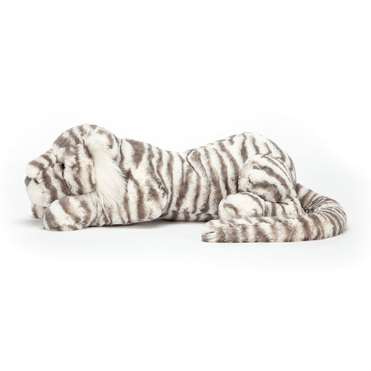 Peluche Sacha snow tiger little