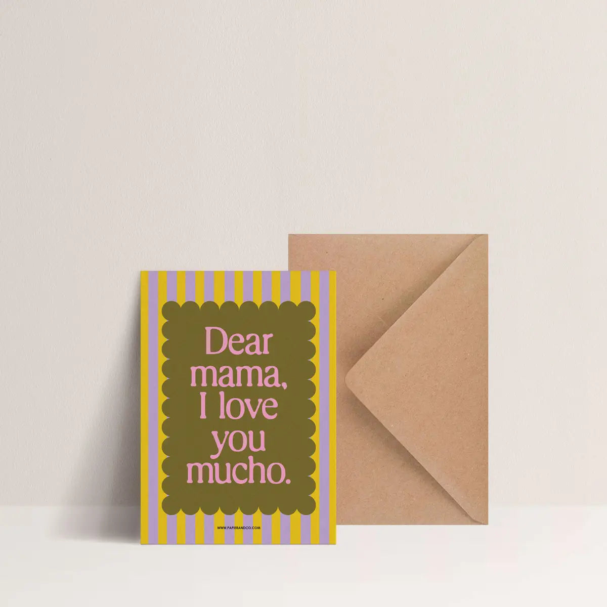 Carte Dear Mama — Papier and co , Lyon
