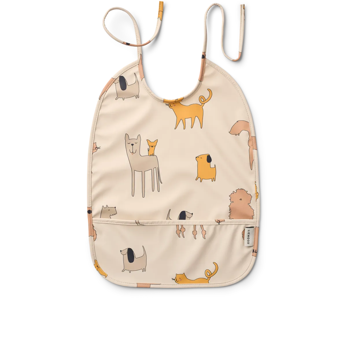 Bavoir déperlant - Cats and dogs / Sandy — Liewood , Lyon