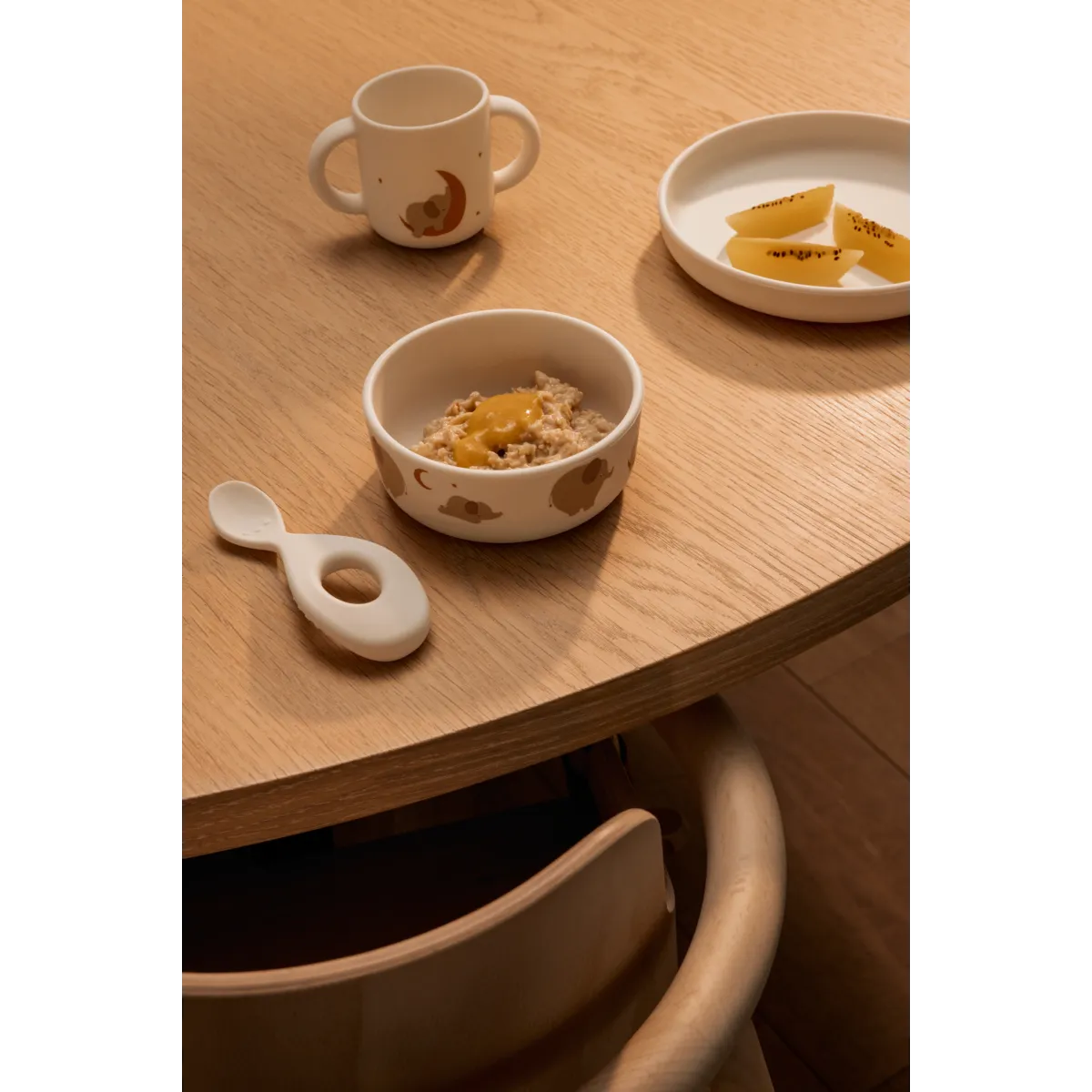 Set de repas Vivi - Elephant / Creme de la creme — Liewood , Lyon