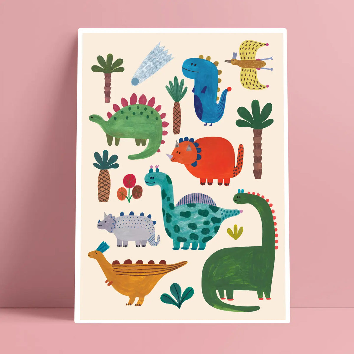 Affiche A4 - Dinos
