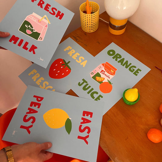 Affiche A5 - Orange Juice