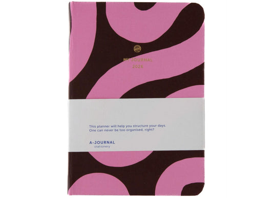 My journal, agenda 2026 A6 - Flow bordeaux — A-Journal , Lyon