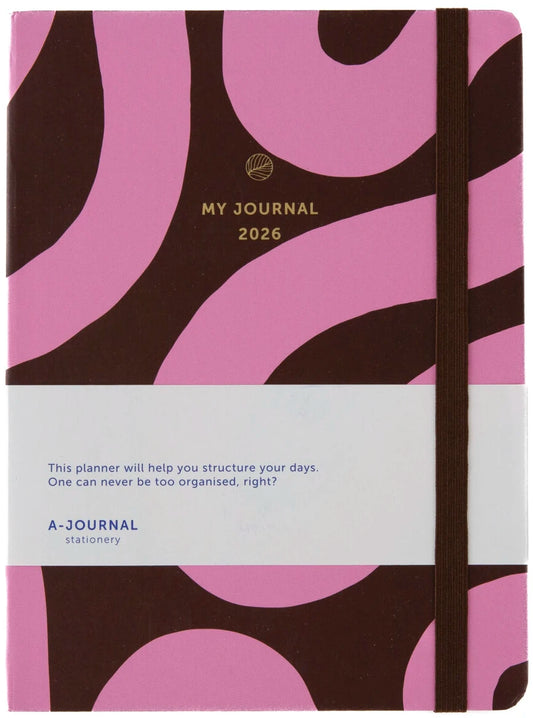 My journal, agenda 2026 - Flow bordeaux — A-Journal , Lyon